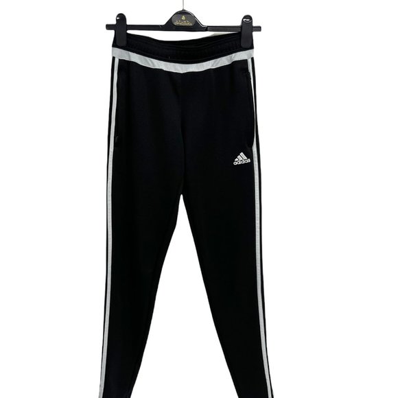 adidas | Pants \u0026 Jumpsuits | Adidas Womens Black And White 3 Striped Track  Pants Ankle Zip Size S 8 | Poshmark